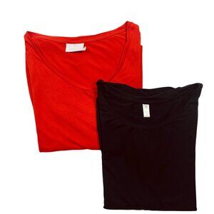 2 FOR $18 woman's basic t-shirt size mediums short sleeve